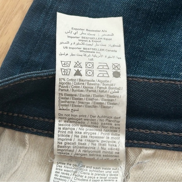 Jack & Jones Slim Fit Tim Button Fly Jeans Premium - Picture 9 of 13